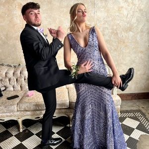 Jovani 59762 Prom dress in periwinkle purple